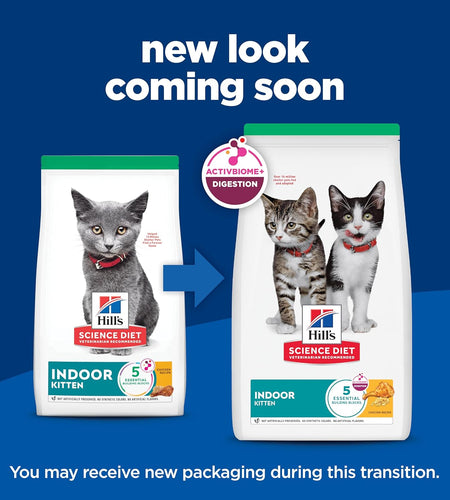 Dry Cat Food, Kitten, Indoor, Chicken Recipe, 3.5 Lb. Bag